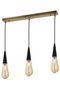 Opviq Lámpara de araña AV-4236-3EY en color Antiquation